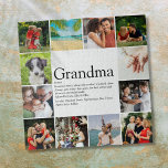 Oma, Großmutter Definition 12 FotoCollage Puzzle<br><div class="desc">12 Foto Collage Puzzle für Sie zu personalisieren für Ihre besondere Oma, Großmutter, Oma, Nan, Kindermädchen oder Abuela zu einem einzigartigen Geschenk für Geburtstage, Weihnachten, Muttertag oder jeden Tag, den Sie gewollt, um zu zeigen, wie viel sie für Sie bedeutet. Ein perfekter Weg, ihr zu zeigen, wie phantastisch sie jeden...</div>
