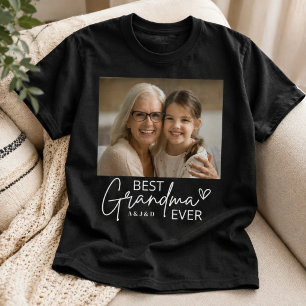 Oma Großmutter Foto-Geschenk T-Shirt