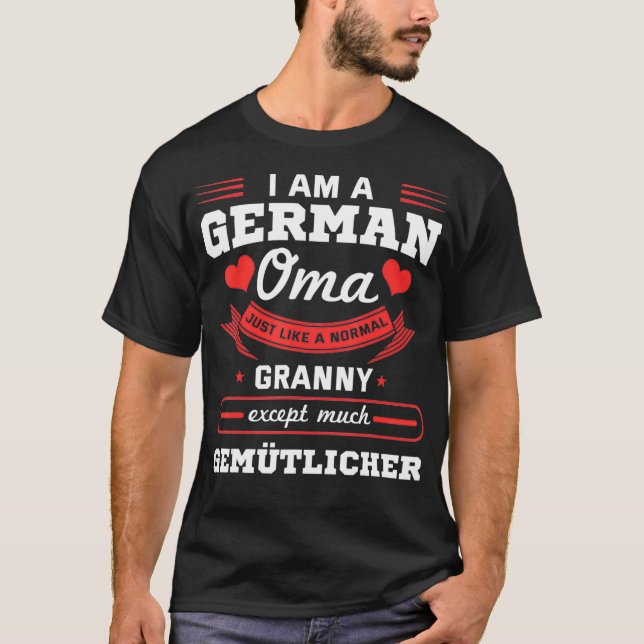 Oma Großmutter Granny Deutschland Oma T-Shirt (Vorderseite)