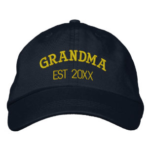 Oma Großmutter Personalisiertes Geschenk Benutzerd Bestickte Baseballkappe