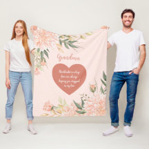 Oma Großmutter Zitat Aquarellfarbe Rosa Blüte