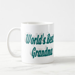 Oma grün halb typografie Muttertag Kaffeetasse