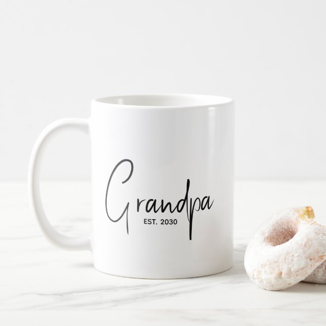 Oma gründete neue Opa-Geschenk  Kaffeetasse (Mit Donut)