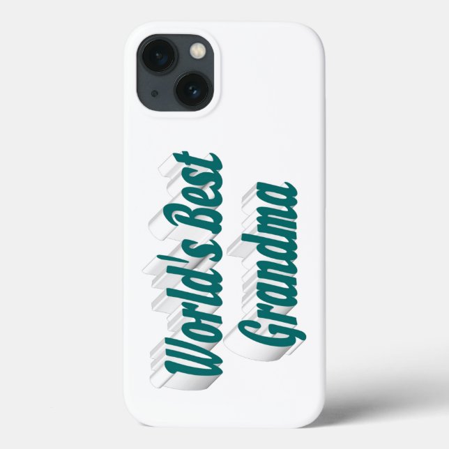 Oma grüne Typografie  Case-Mate iPhone Hülle (Rückseite)