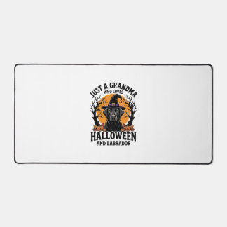 Oma Halloween Labrador Lustig Vintage_1 Schreibtischunterlage