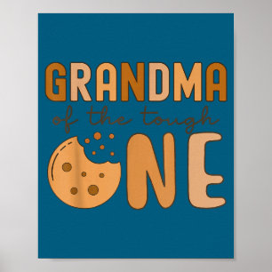 Oma Hartnäckige-Eins-Kekse-Milch-Illustration Poster