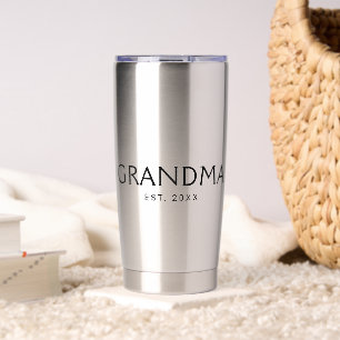 Oma hat ein neues Oma-Geschenk etabliert Thermobecher