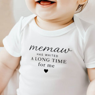 Oma hat gewartet Baby Bodysuit Geschenk Strampler