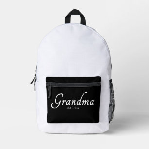 Oma hat neue Oma-Geschenk eingerichtet  Bedruckter Rucksack