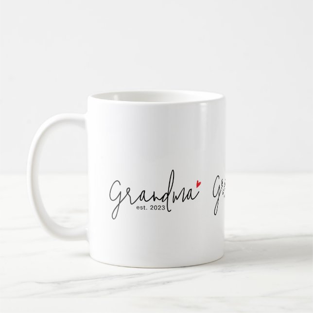 Oma hat neue Oma-Geschenke etabliert Kaffeetasse (Links)
