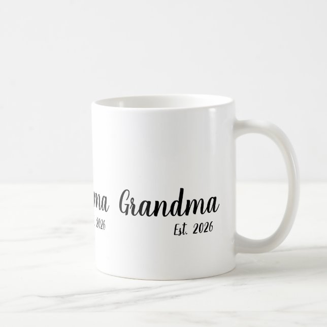 Oma hat neue Oma-Geschenke etabliert Kaffeetasse (Rechts)