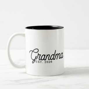 Oma hat neue Oma Geschenke gegründet Zweifarbige Tasse