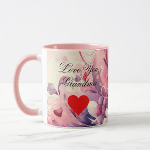 Oma Hearts Liebe Tasse
