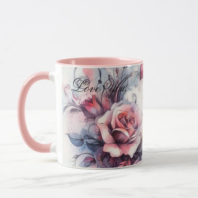 Oma Herzen Liebe Tasse (Links)
