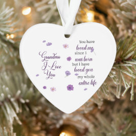 Oma I Liebe Sie Ornament