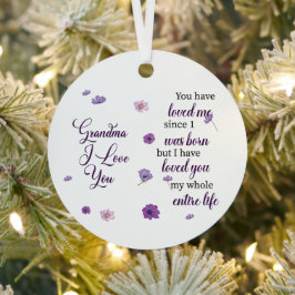 Oma I Liebe Sie Ornament Aus Metall