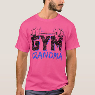 Oma im Fitnessstudio Gewichtheben Training Fitness T-Shirt