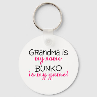 Oma ist mein Name Bunko ist mein Spiel Schlüsselanhänger