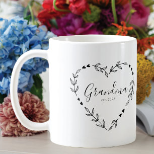 Oma Jahr gegr. Kaffeetasse