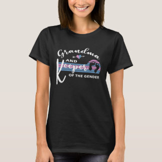 Oma Keeper of the Gender Reveal Party Idea Ret T-Shirt