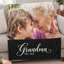 Oma kreierte elegante schwarze Schrift Foto