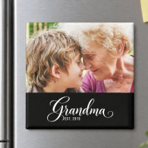 Oma kreierte elegante schwarze Schrift Foto