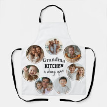 Oma Küche ist immer offen Collage Fotos