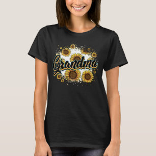 Oma Kuh Druck Sonnenblume Muttertag Cute Flor T-Shirt