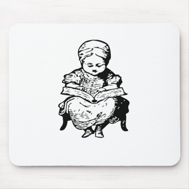 Oma las dir eine Cartoon-Illustration Mousepad (Vorne)