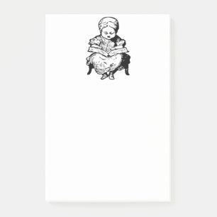 Oma las dir eine Cartoon-Illustration Post-it Klebezettel