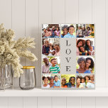 Oma Liebe 10 Foto Collage Taupe Künstlicher Leinwanddruck<br><div class="desc">Ein taupe Foto Collage Imitate Leinwand drucken,  um die beste Oma aller Zeiten zu feiern. Personalisieren Sie mit 10 Fotos ihrer Enkel,  Kinder und anderen Familienmitgliedern. "LIEBE" ist in der Mitte in elegantem Text niedergeschrieben.</div>
