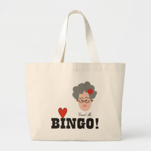 Oma Liebe Bingo-Bag Jumbo Stoffbeutel
