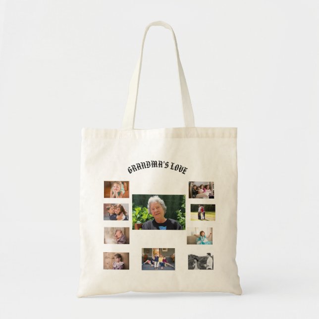 Oma Liebe Große Tote Tasche (Vorne)