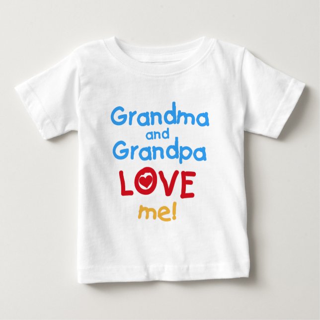 Oma Liebe Oma Baby T-shirt (Vorderseite)