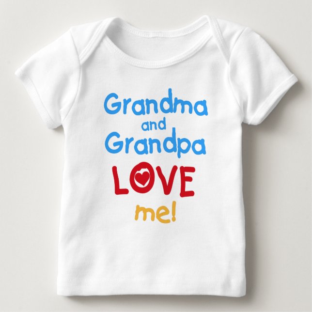 Oma Liebe Oma Baby T-shirt (Vorderseite)