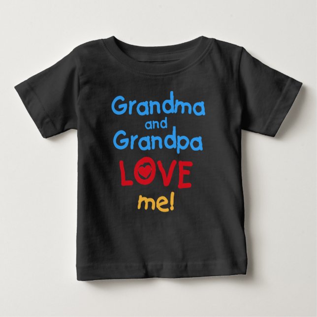 Oma Liebe Oma Baby T-shirt (Vorderseite)