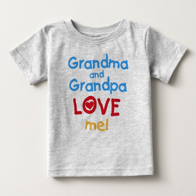 Oma Liebe Oma Baby T-shirt (Vorderseite)
