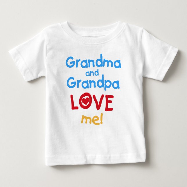 Oma Liebe Oma Baby T-shirt (Vorderseite)