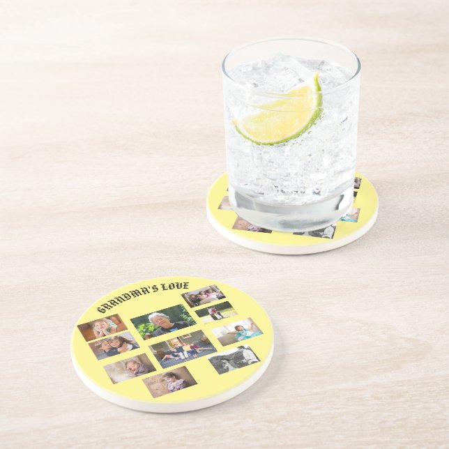 Oma-Liebe-Untersetzer Getränkeuntersetzer (Seite)