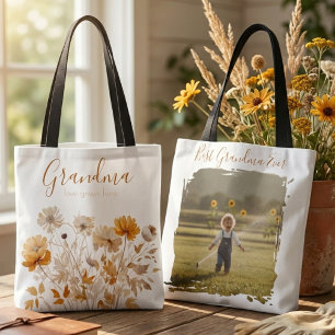 Oma Liebe wächst hier Wildblumen-Foto