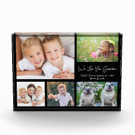 Oma Liebe You White Script Collage Fotoblock