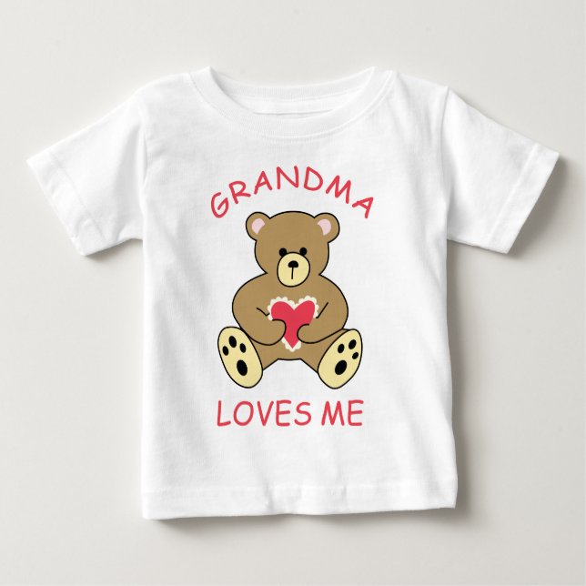 Oma Lieben Baby T-shirt (Vorderseite)