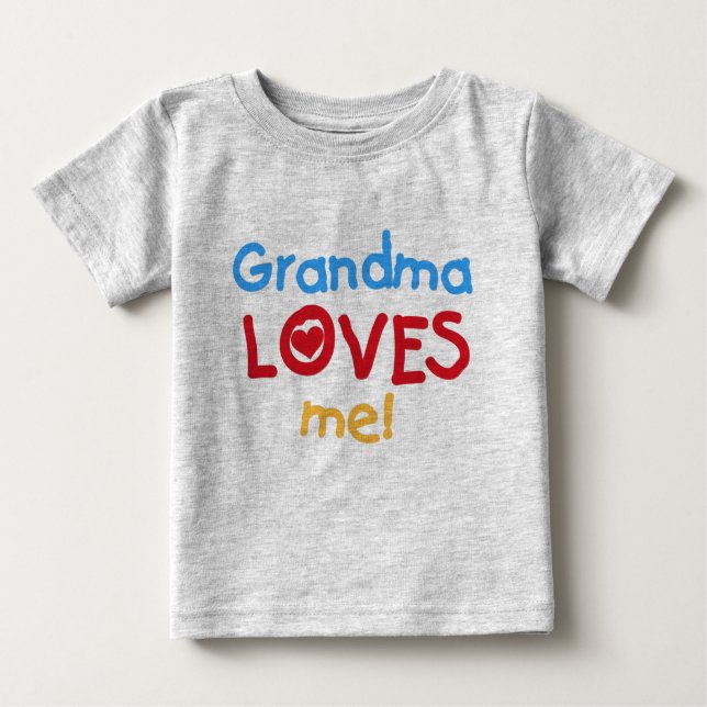 Oma Lieben Baby T-shirt (Vorderseite)