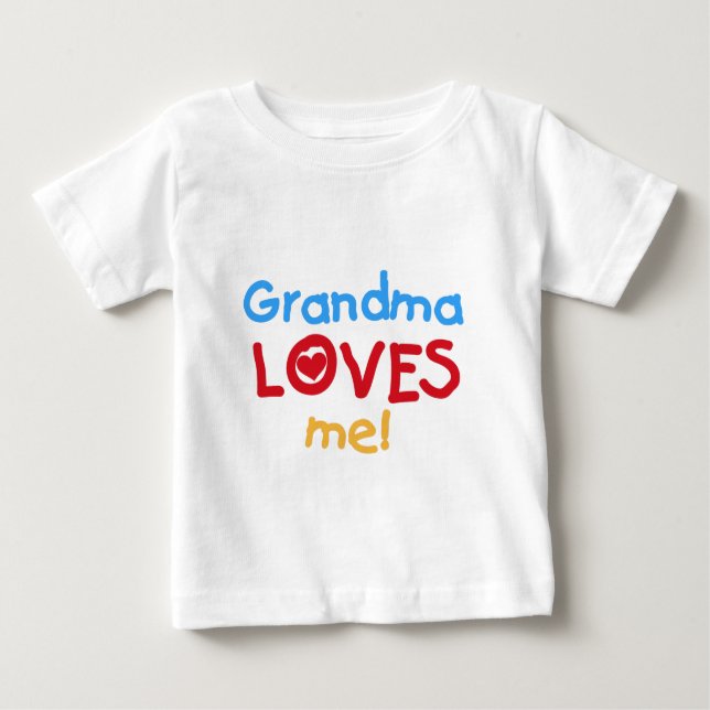 Oma Lieben Baby T-shirt (Vorderseite)