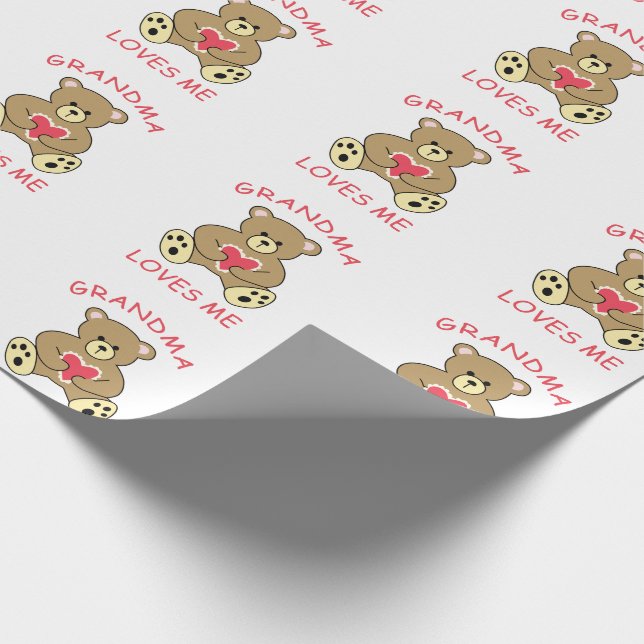 Oma Lieben Geschenkpapier (Ecke)