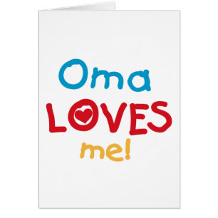 Oma Lieben Me T - Shirt und Geschenke