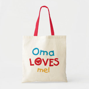 Oma Lieben Me T - Shirt und Geschenke Tragetasche