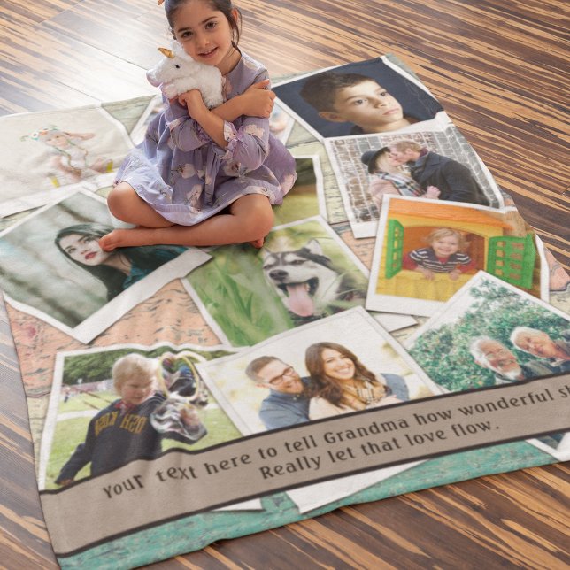 Oma Liebt Dich Foto Collage Fleecedecke (Von Creator hochgeladen)