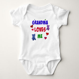 Oma liebt mich baby strampler