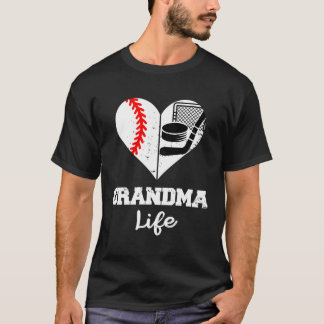 Oma Life He Baseball Hockey Oma T-Shirt